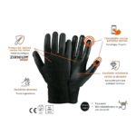 Guantes ROSTAING BlackTactil anticorte nivel 5 con recubrimiento de PU