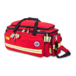 Bolsa de Emergencias Soporte Vital Avanzado CRITICAL (Rojo) de ELITEBAGS en un entorno de rescate