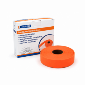 Compresor venoso LATEX FREE Naranja 2,5x45cm 1 rollo (25 uds)